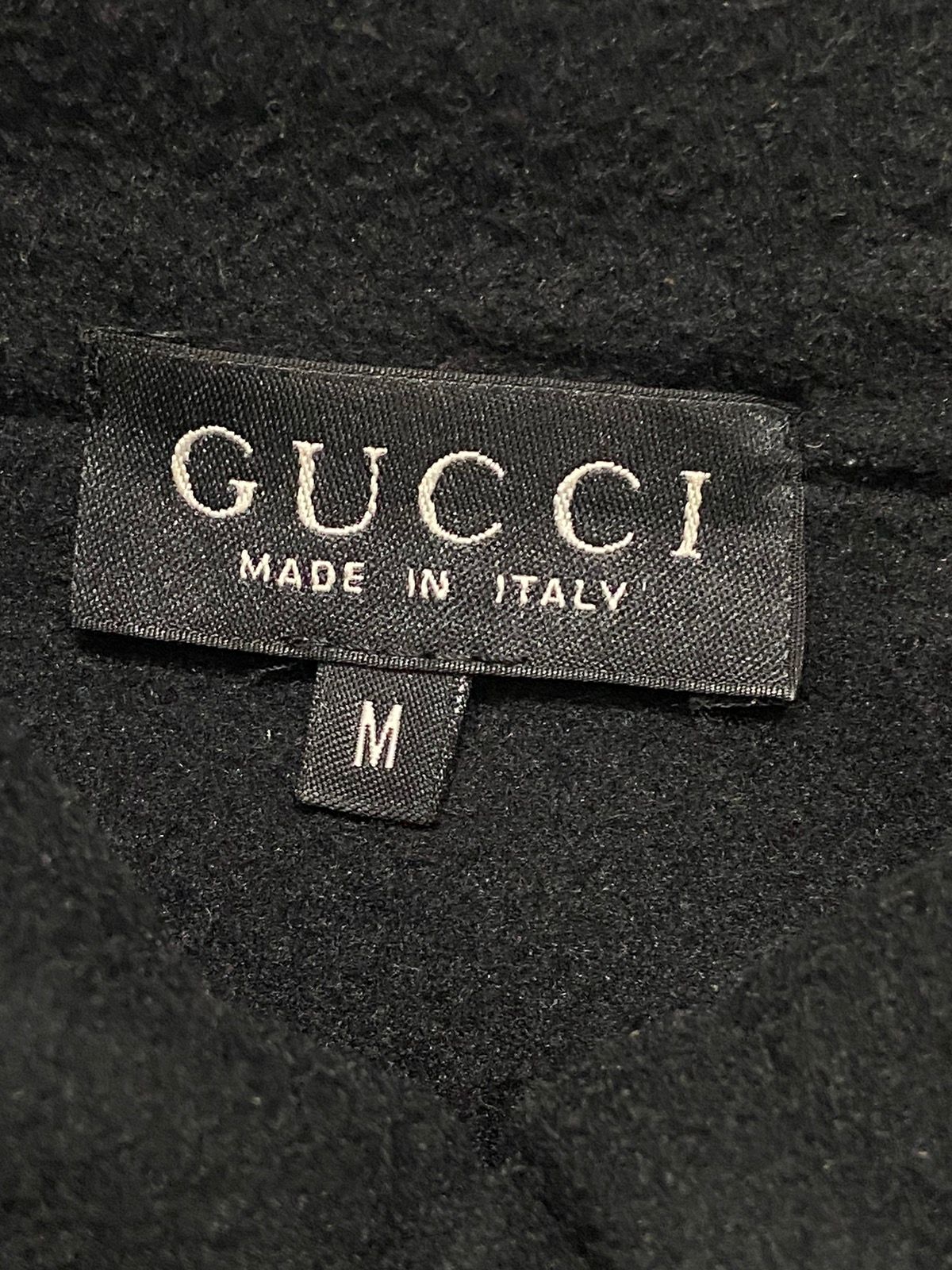 Gucci Gold Snap Button Fleece Jacket - 3