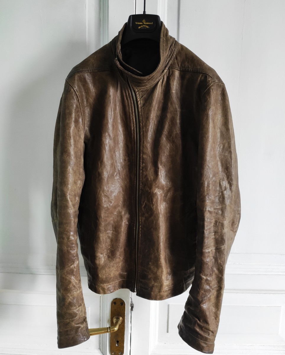 Rick Owens Mollino leather jacket from CRUST FW09 | under_cover