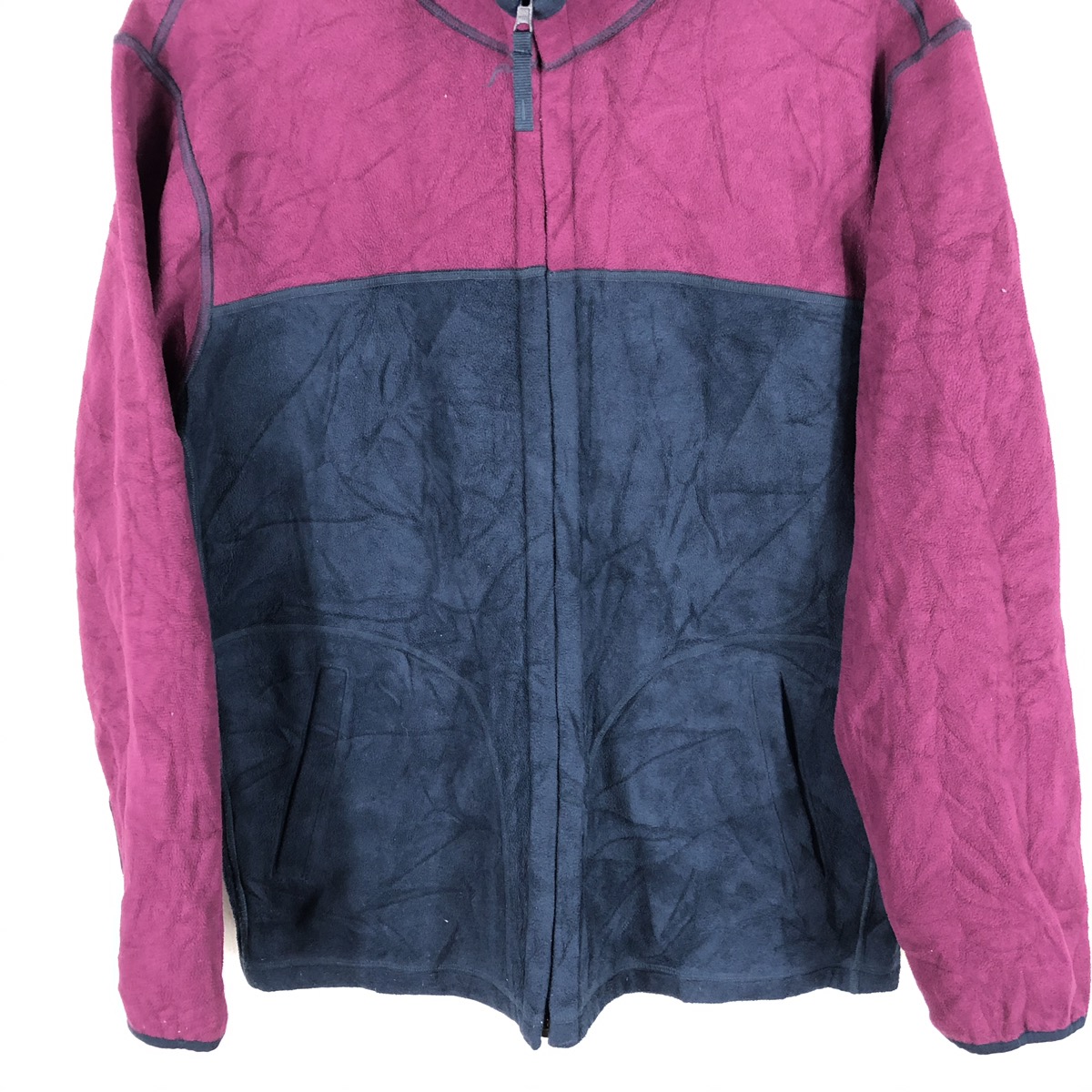 Uniqlo - Two tone color uniqlo fleece jacket - 3