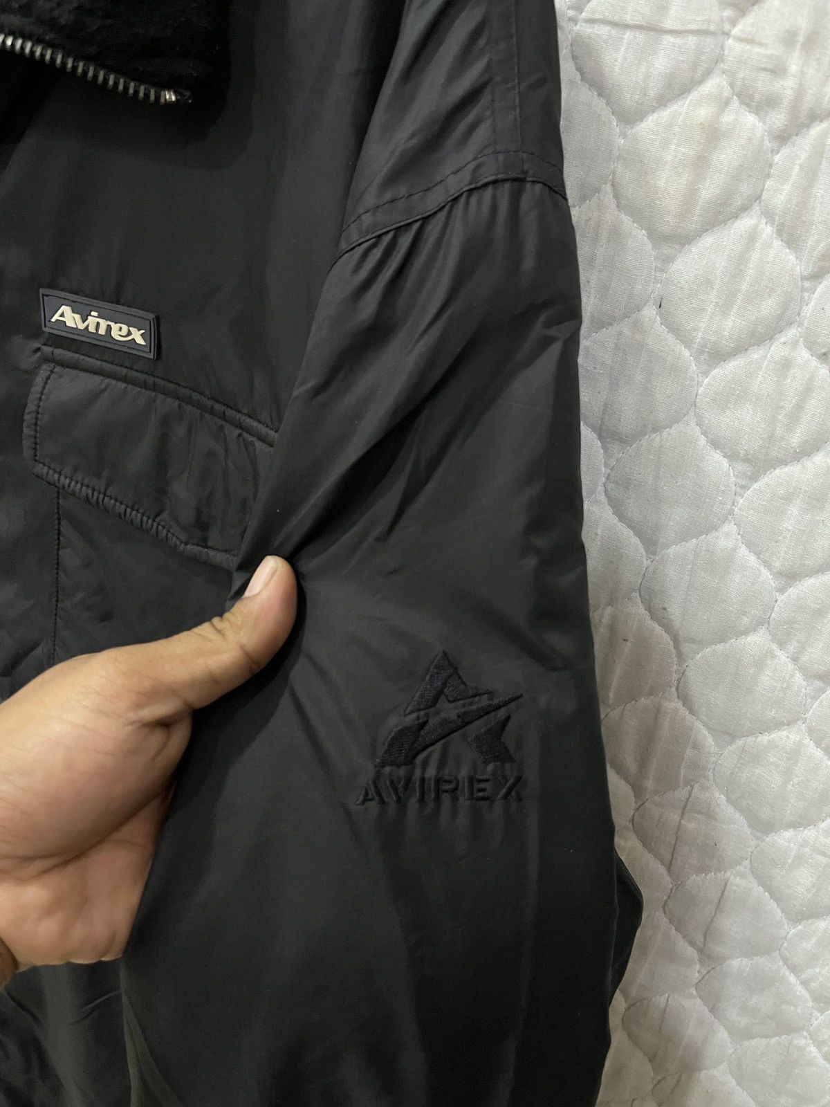 Military - 🔥🔥🔥STEALS AVIREX 4 POCKET BLACK ZIPPER JACKET - 4