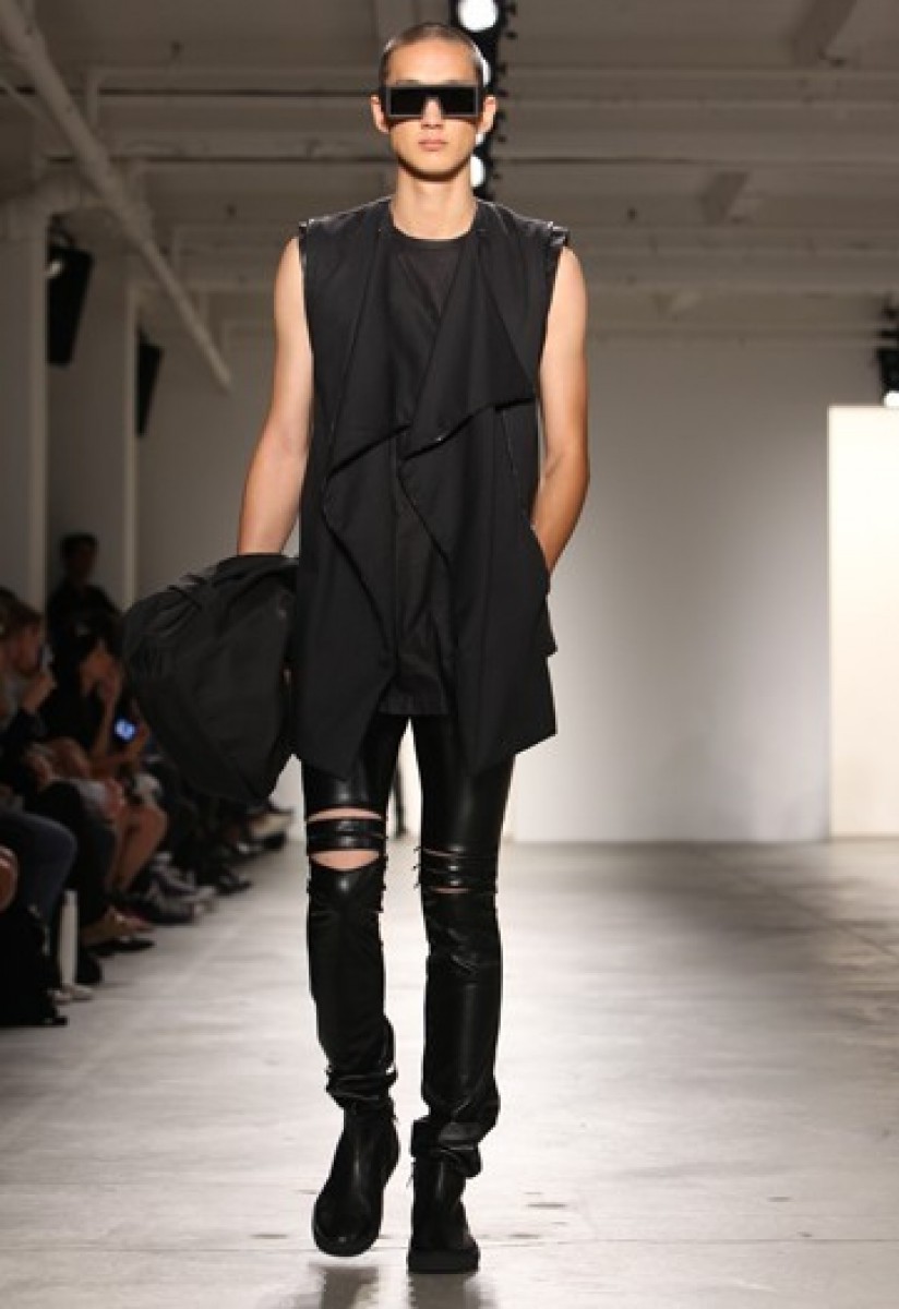 Rad Hourani - Black jacket-vest SS12.Like Julius or Rick Owens - 8