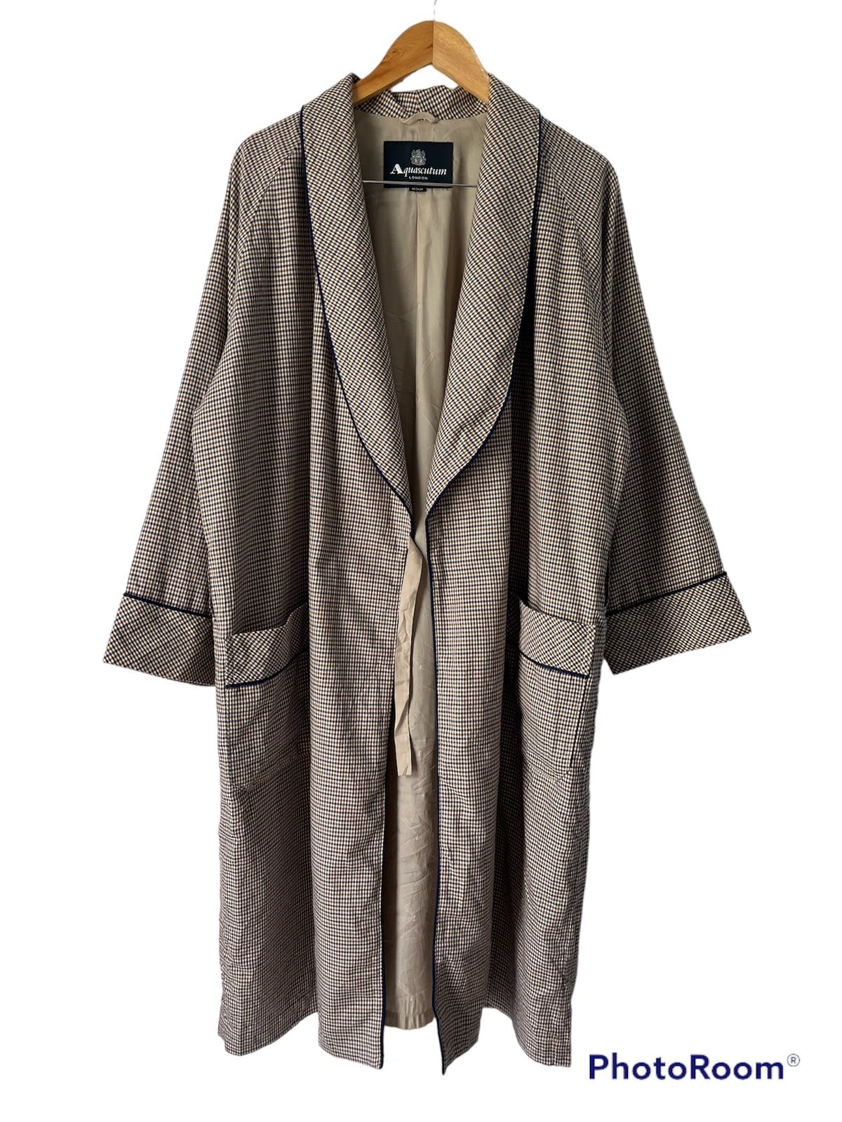 Vintage - Aquascutum Bath Robe / Nightwear Long Robe - 1