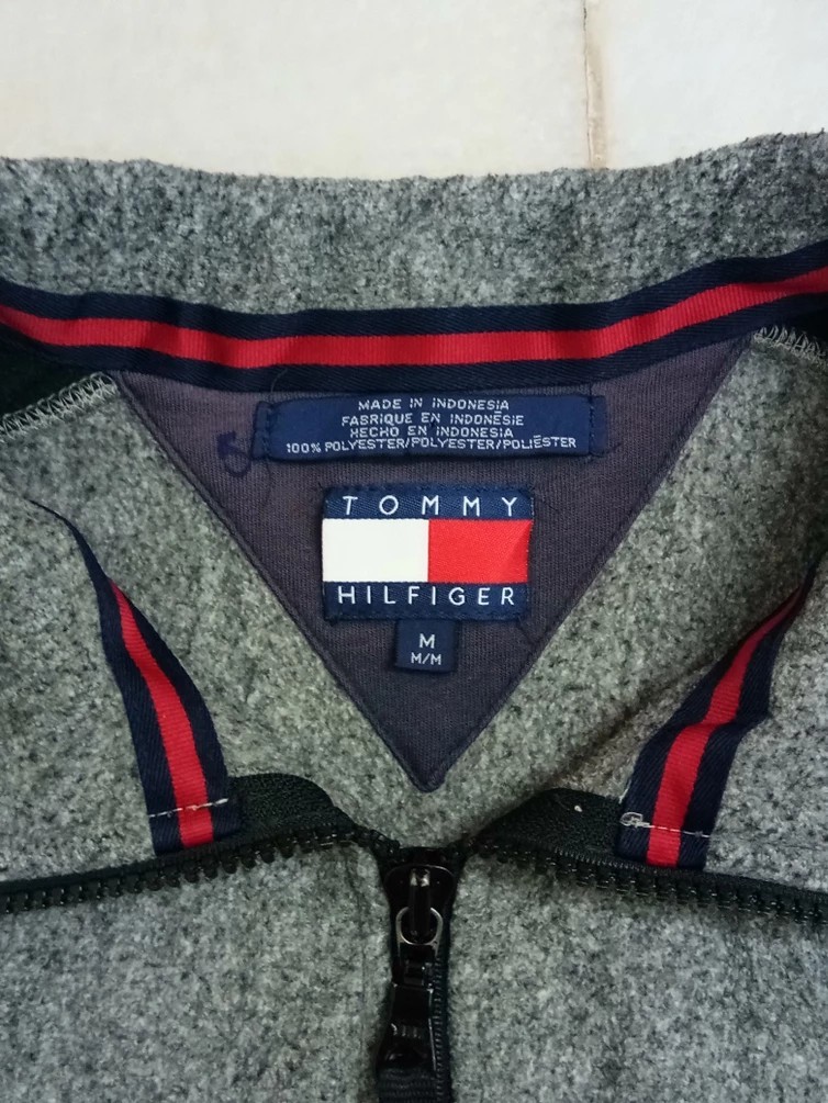 Tommy Hilfiger - Vintage Tommy Hilfiger Fleece Pull Over 1/4 Zipper sweat - 3