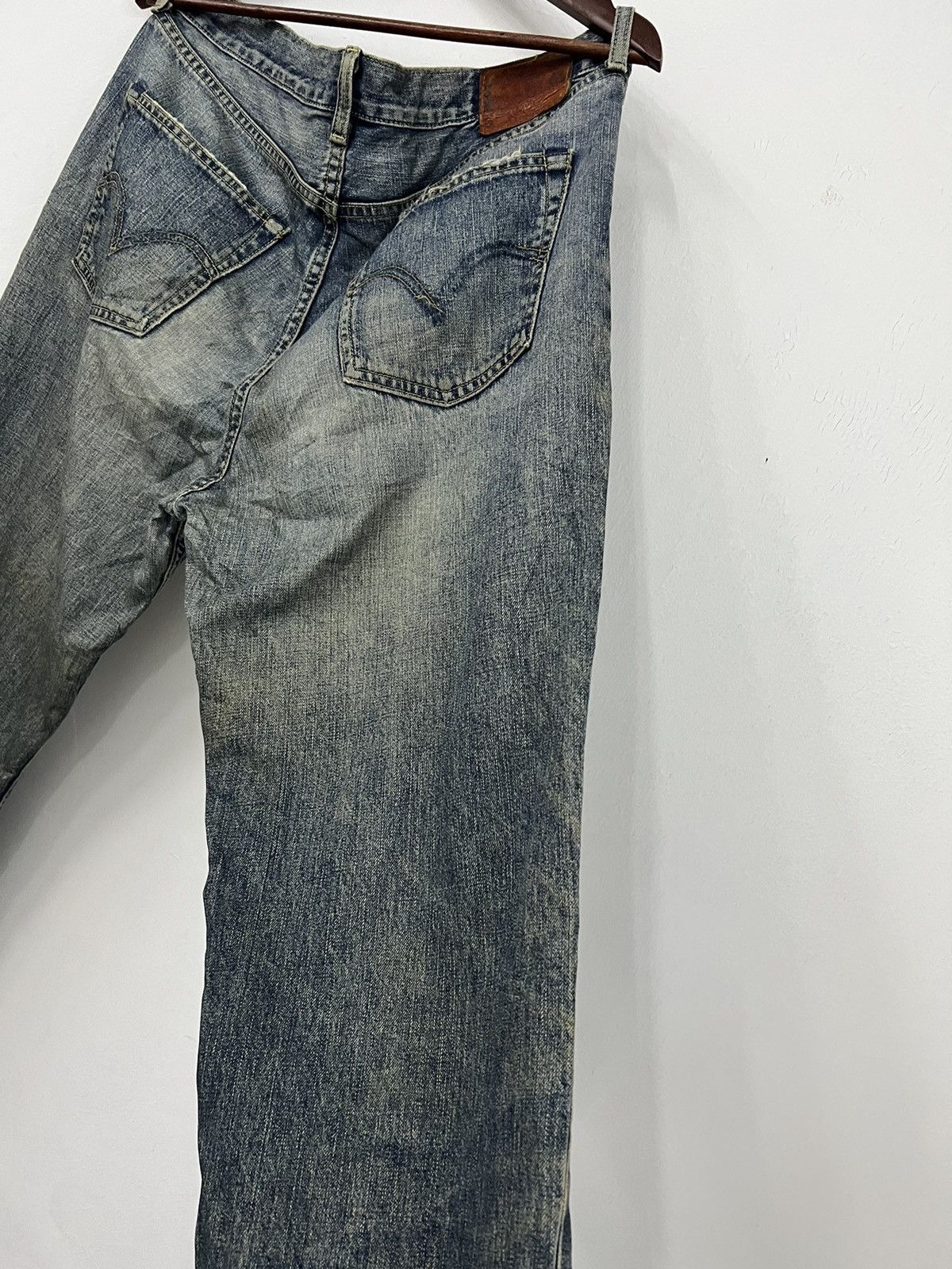 Vintage - Levis 502 Rare Design Denim Jeans - 7