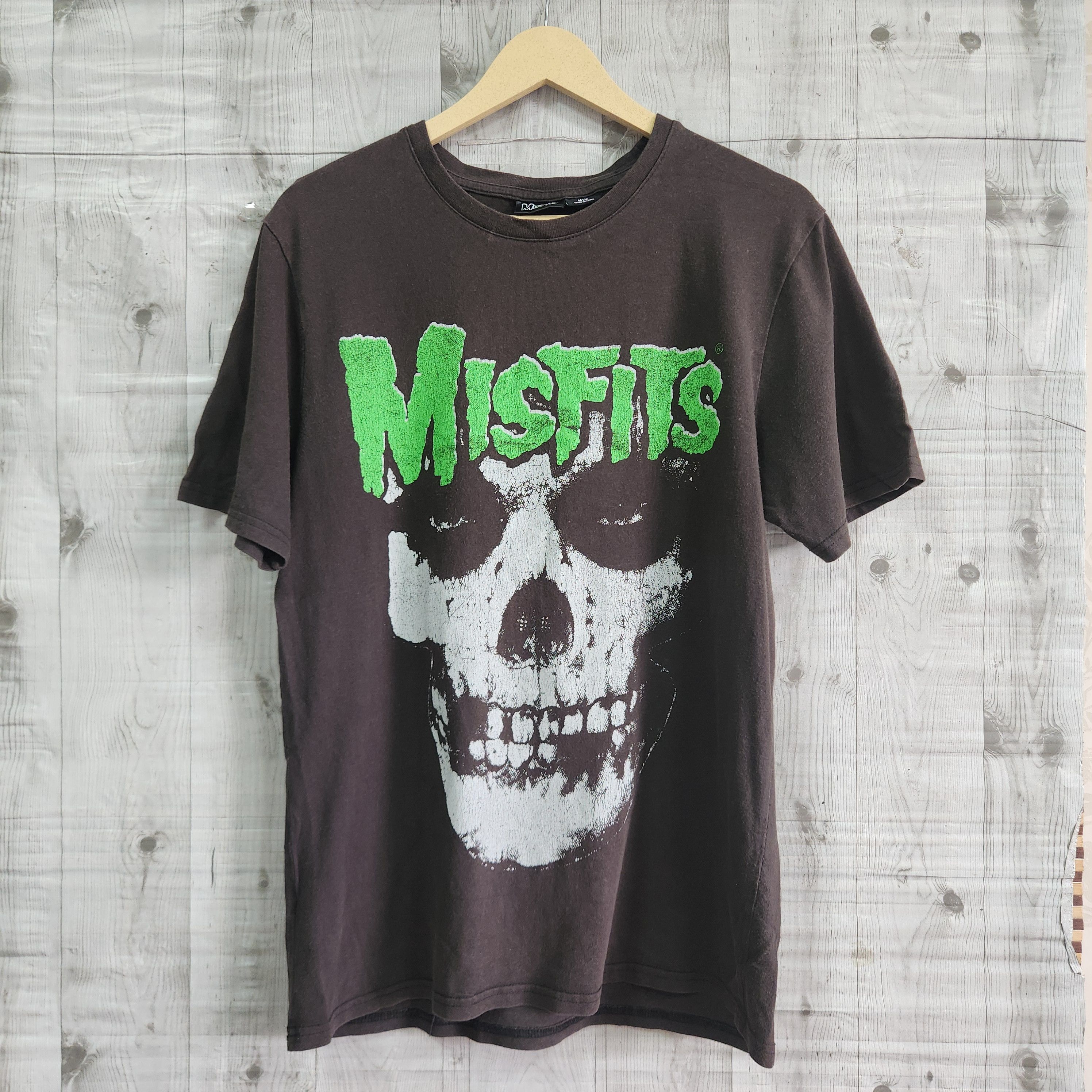 Misfits Green Skull Big Printed - 1