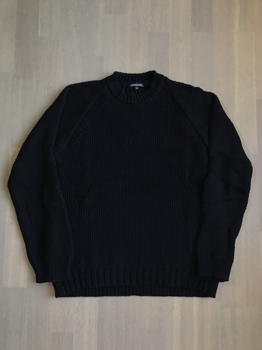 Irregular Knit Sweater - 1