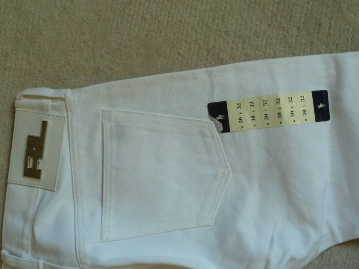 Brand New Mainline White Summer Pants Jeans 30 - 4