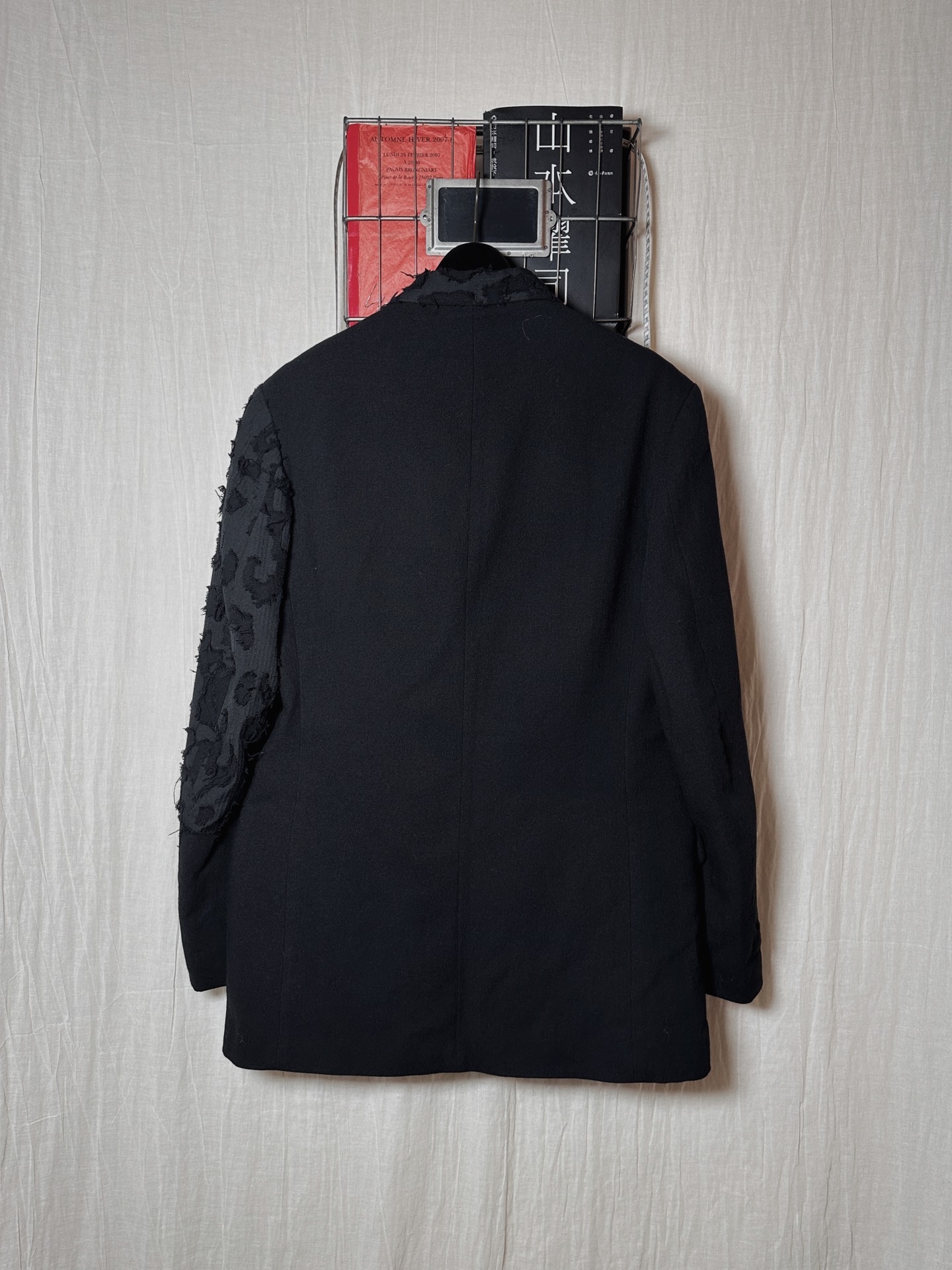 Yohji Yamamoto 22aw eroded leopard print suit - 3