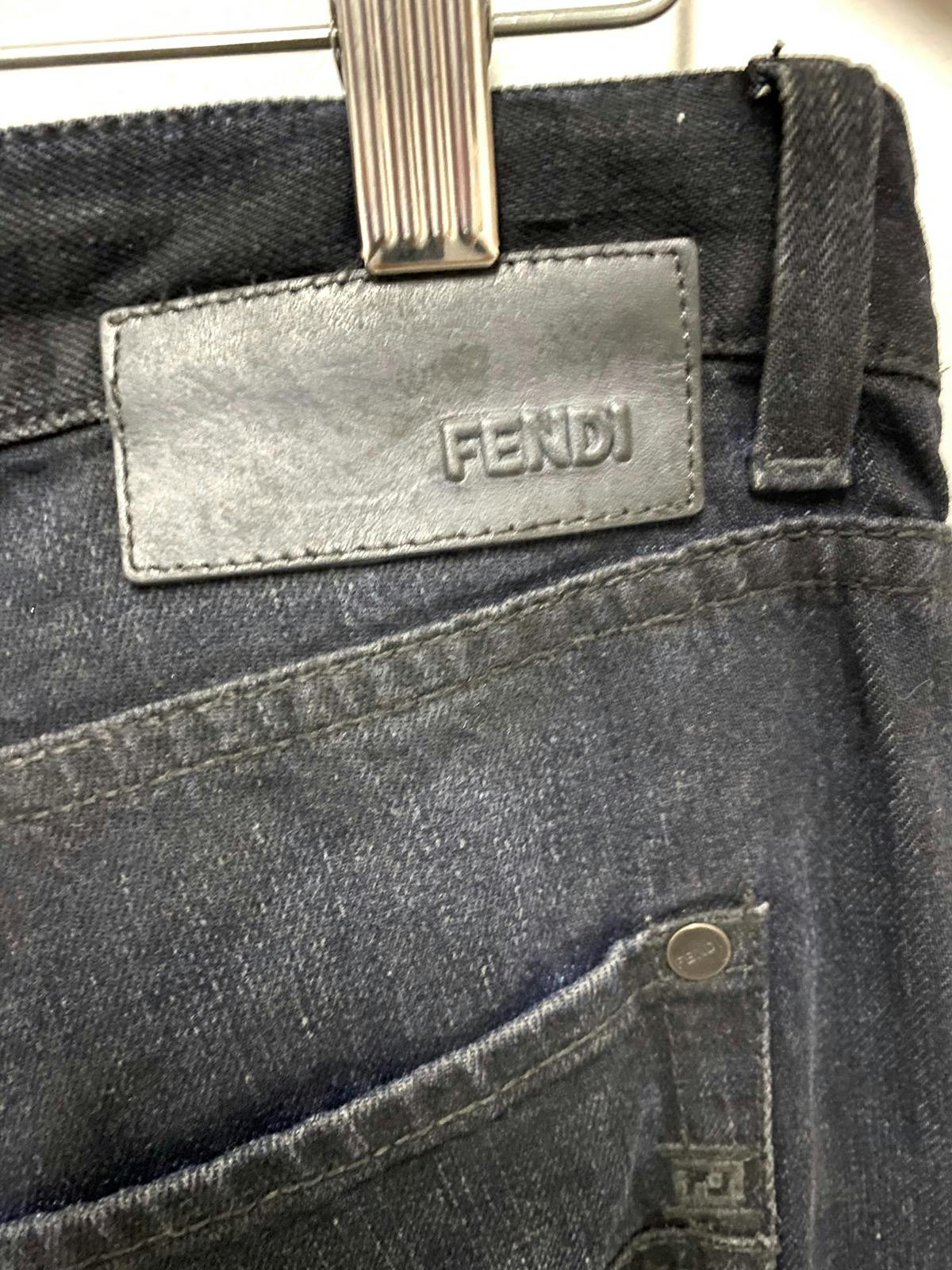 FENDI Zucca Denim Loose Jeans Made in Italy - 7