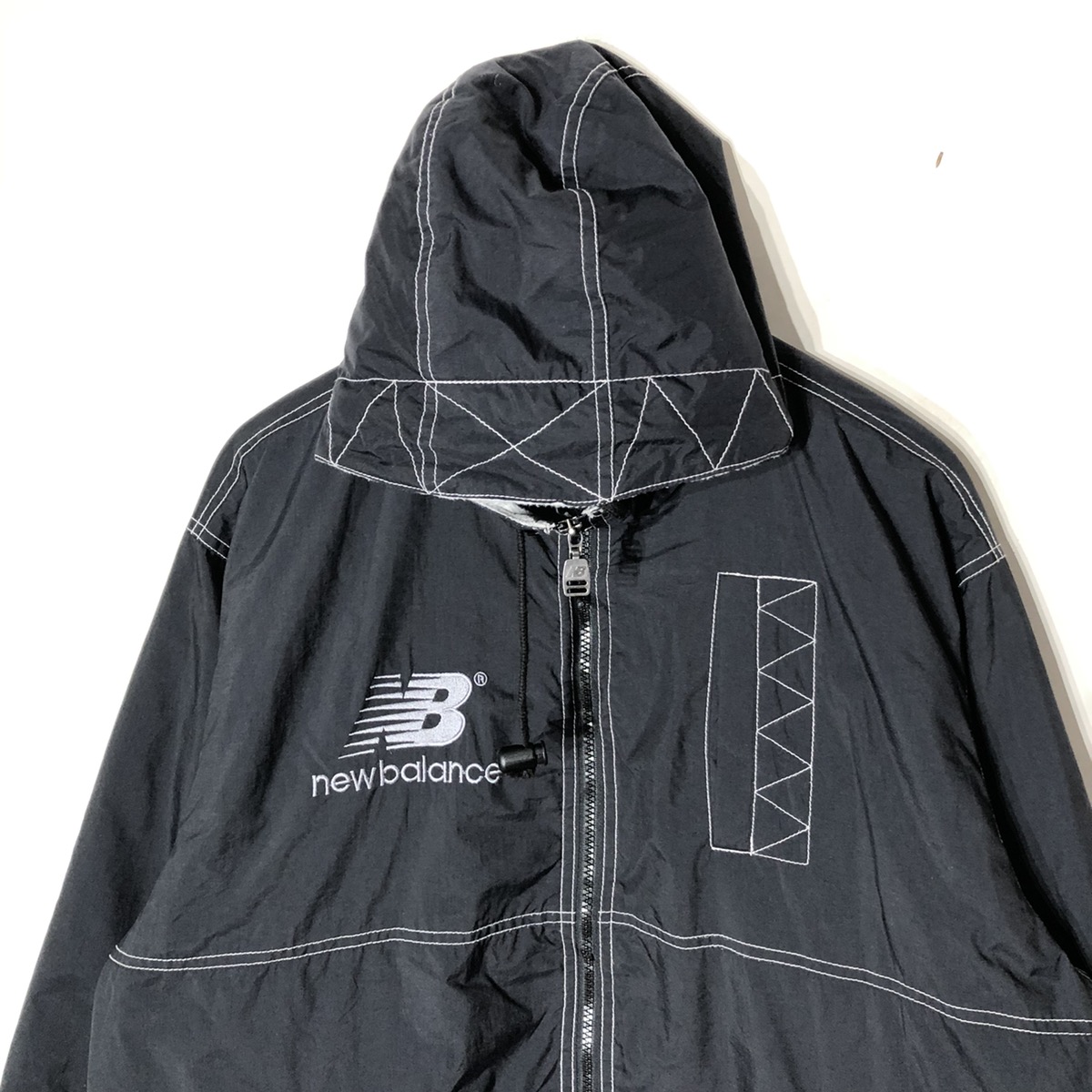 🔥vintage new balance black oversized jacket - 4