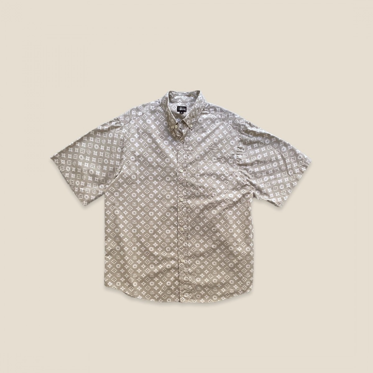 Stüssy Monogram Parody Short Sleeve Shirt - 1