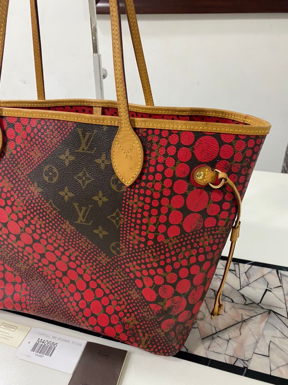 Authentic LOUIS VUITTON X YAYOI KASUMA Neverfull - 3