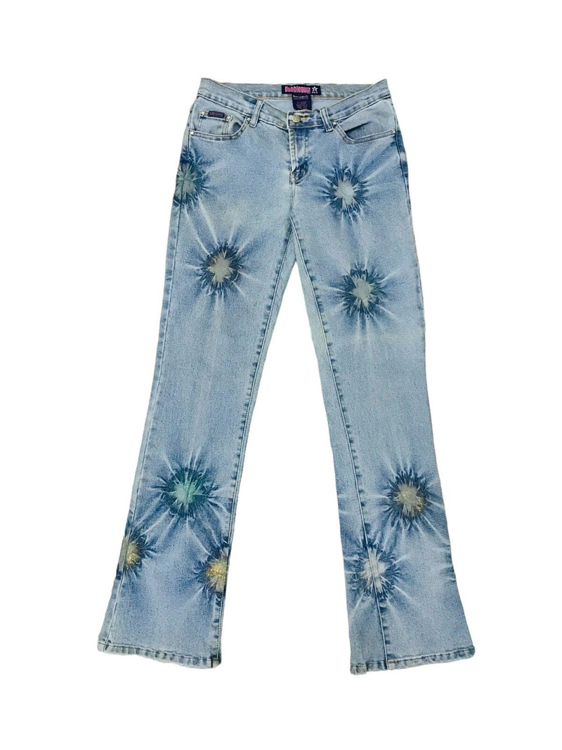 Flare Bubblegum Blue Jean ART Sun Tears Design - 1