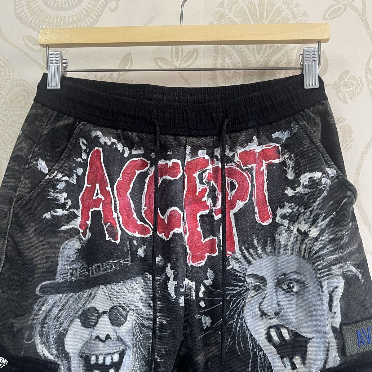 If Six Was Nine - Heavy Metal Accept Arts Custom Drawstring Pants - 20