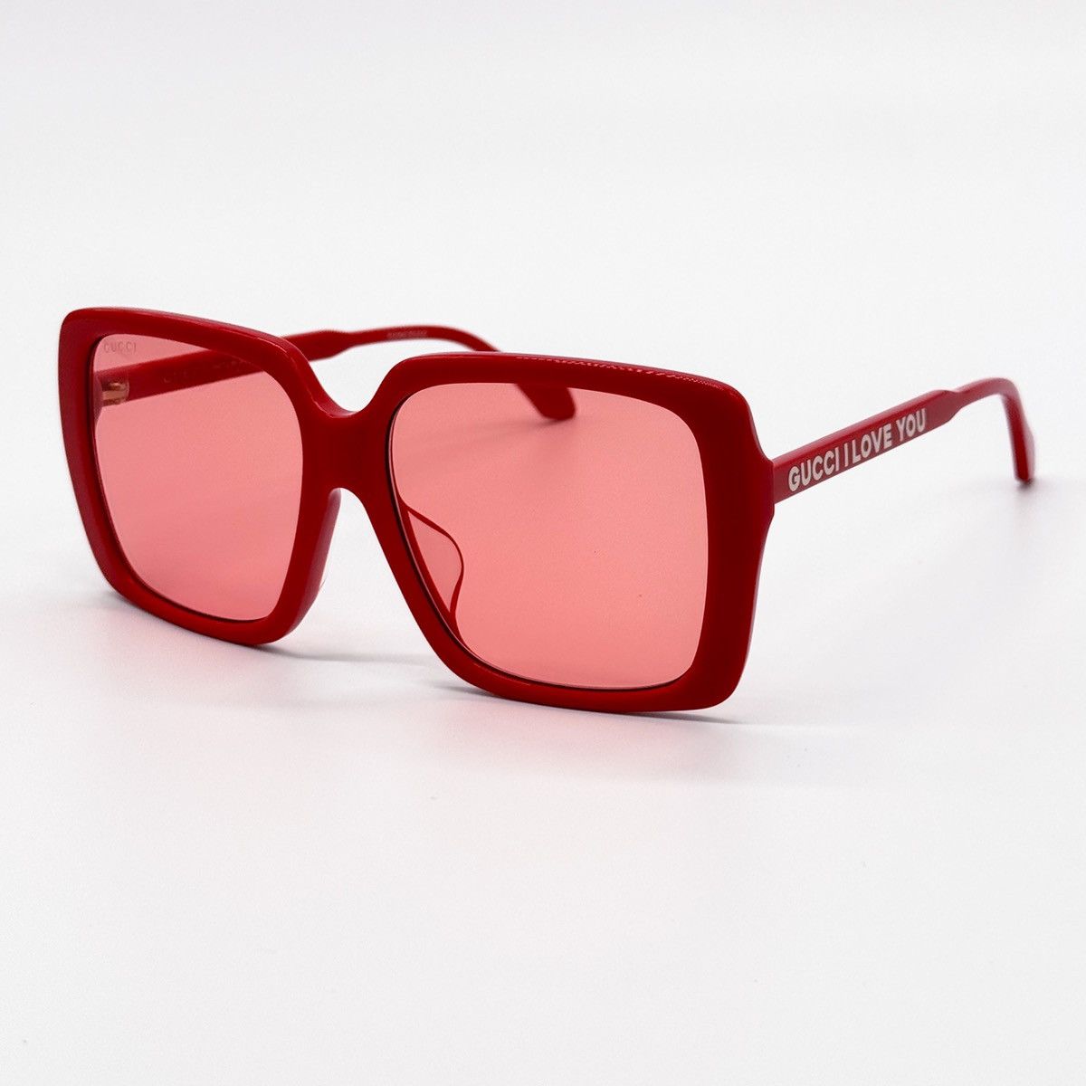 NEW GUCCI GG0567SAN 005 RED WOMEN SQUARE SUNGLASSES GUCCI - 3