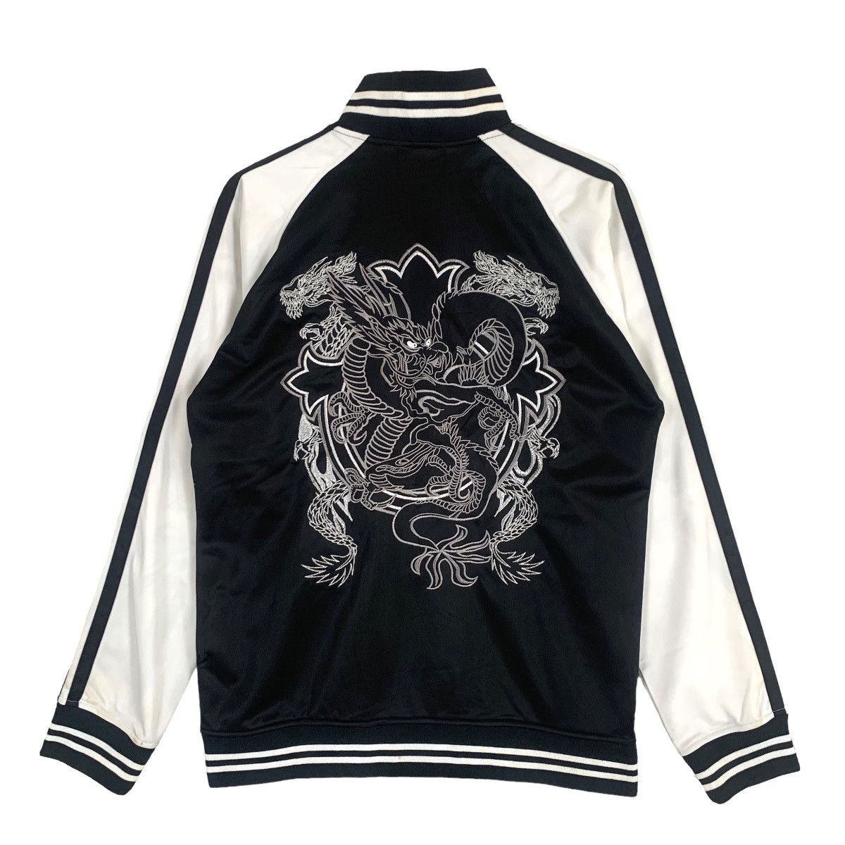 Vintage Cai Da Dragon Embroidery Sukajan Jacket - 8