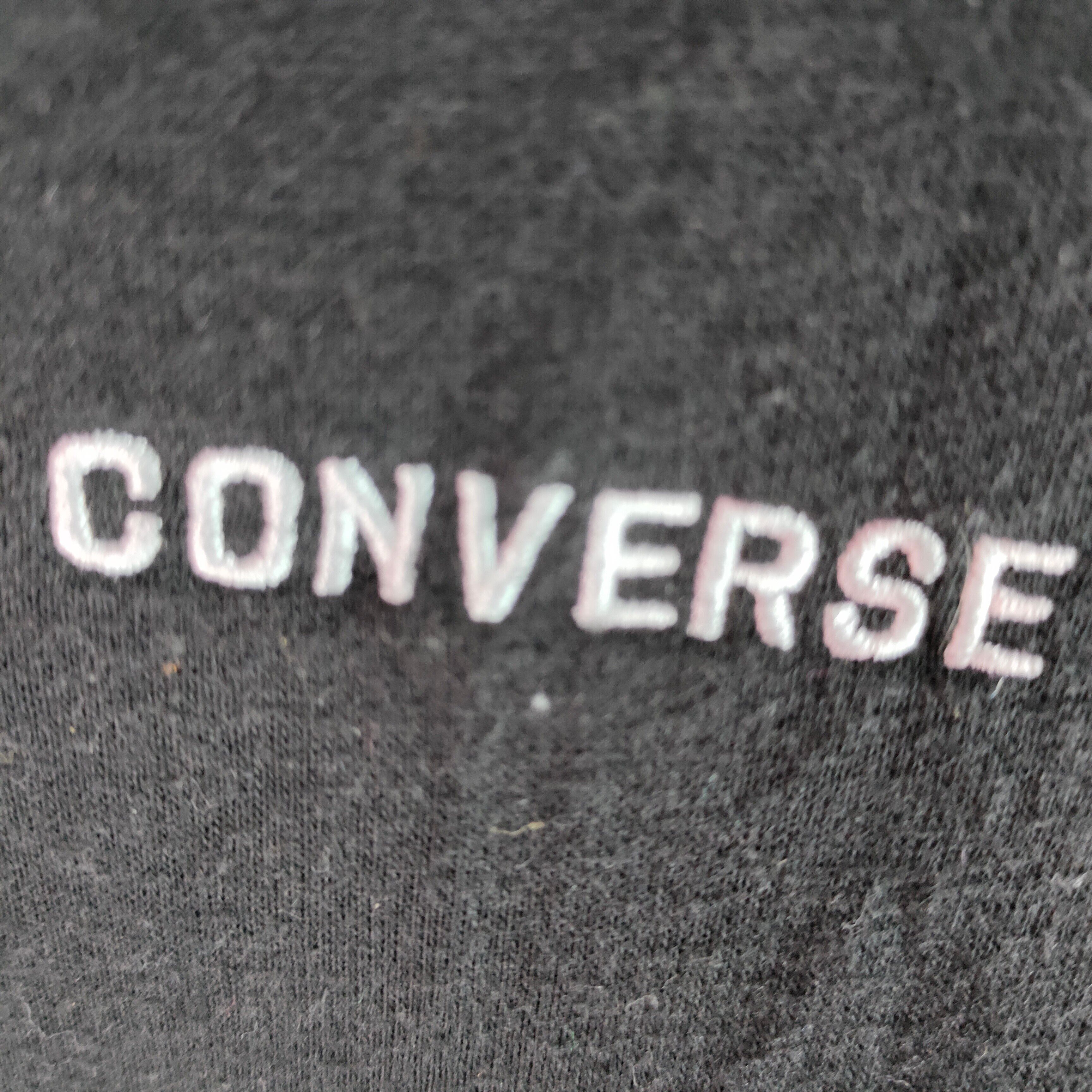 CONVERSE Embroidery Spell Out Sherpa Inside Sweatshirt - 2