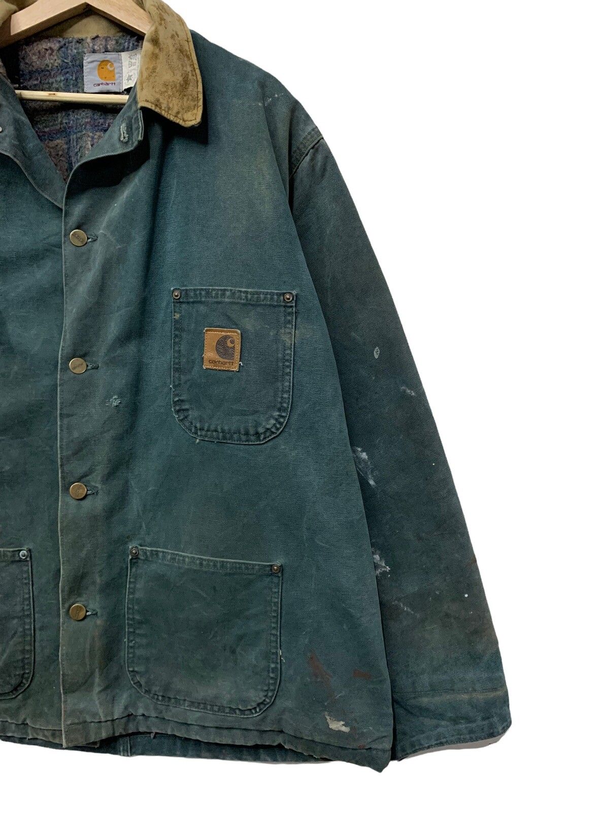 🔥DISTRESSED CARHARTT WORKERS CHORE JACKETS - 5