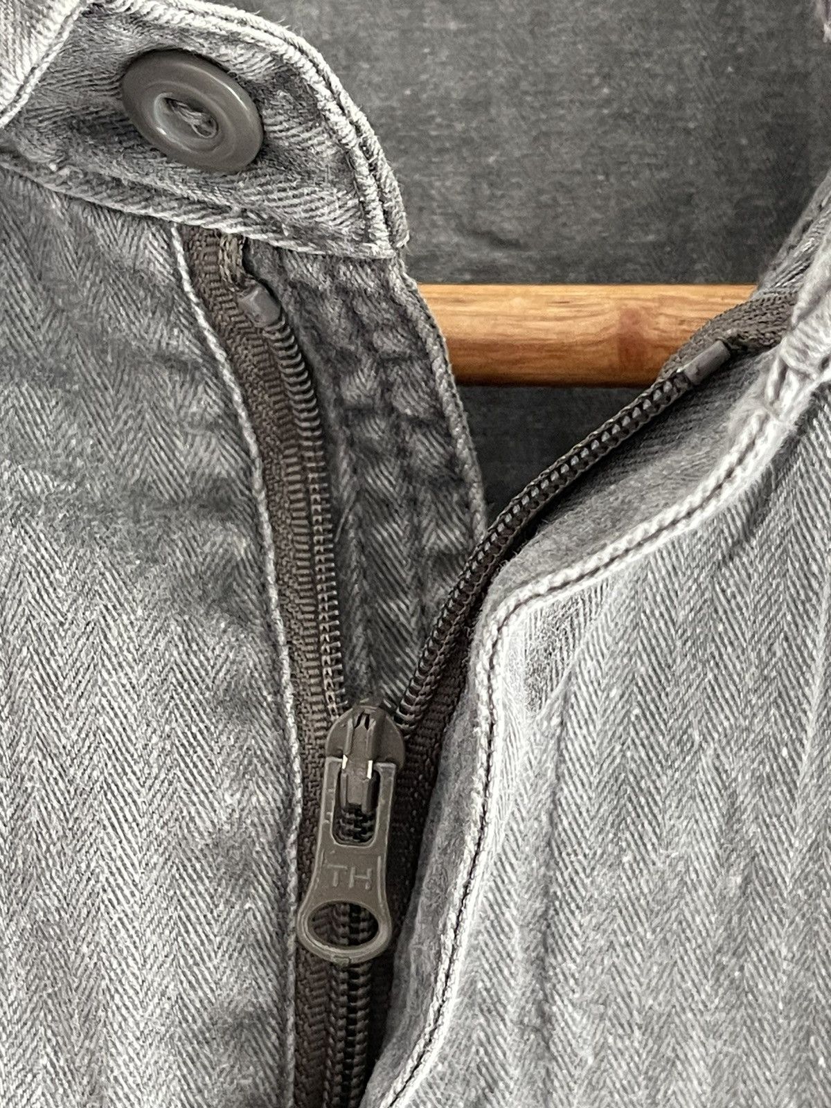 Japanese Brand - Vintage Kansai Jeans Zip Up Denim Shirt - 4