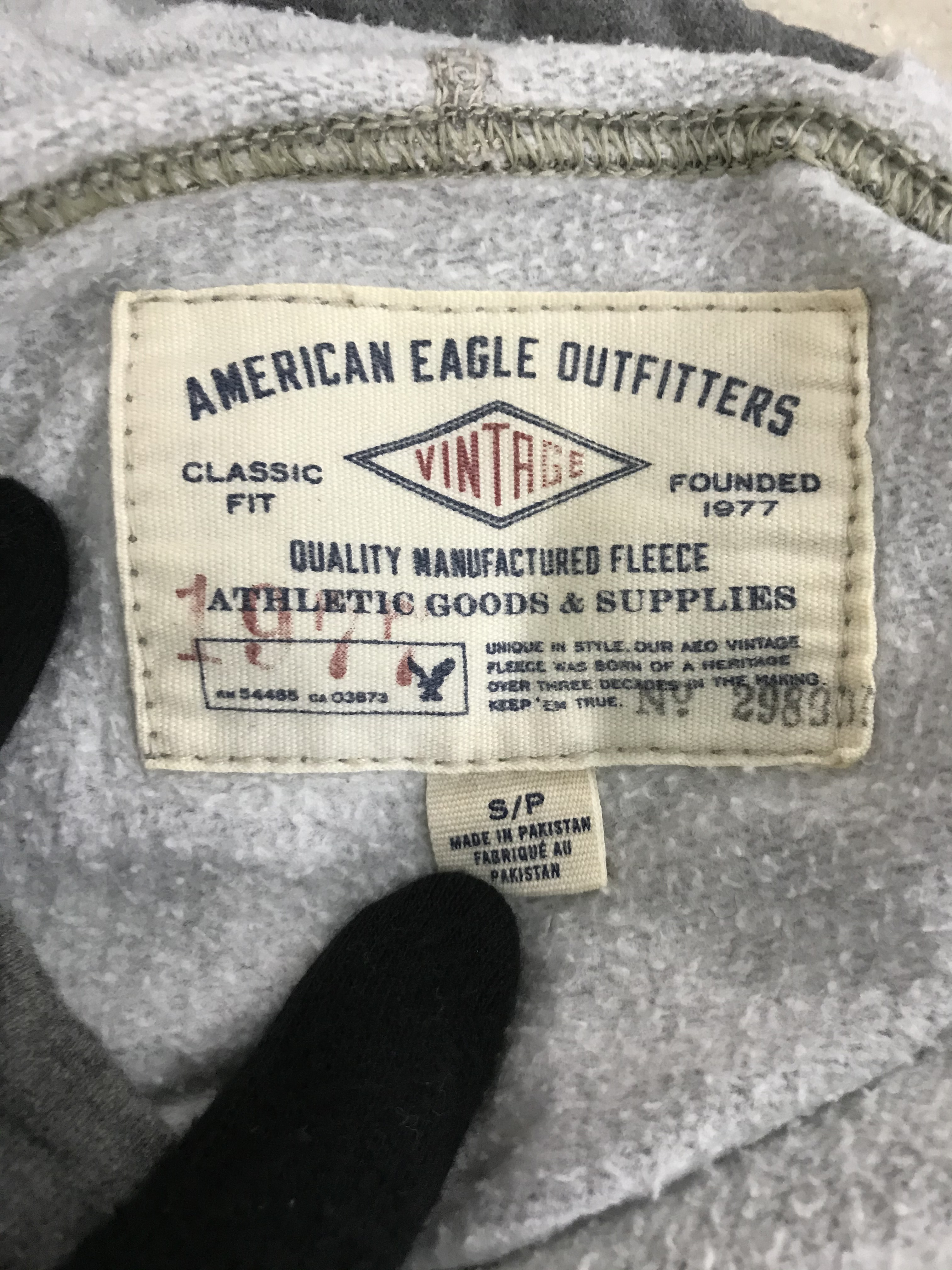 American Eagle Outfitters - American Eagle Hoodie Big Logo Sweatshirt Pullover #2191 - 4