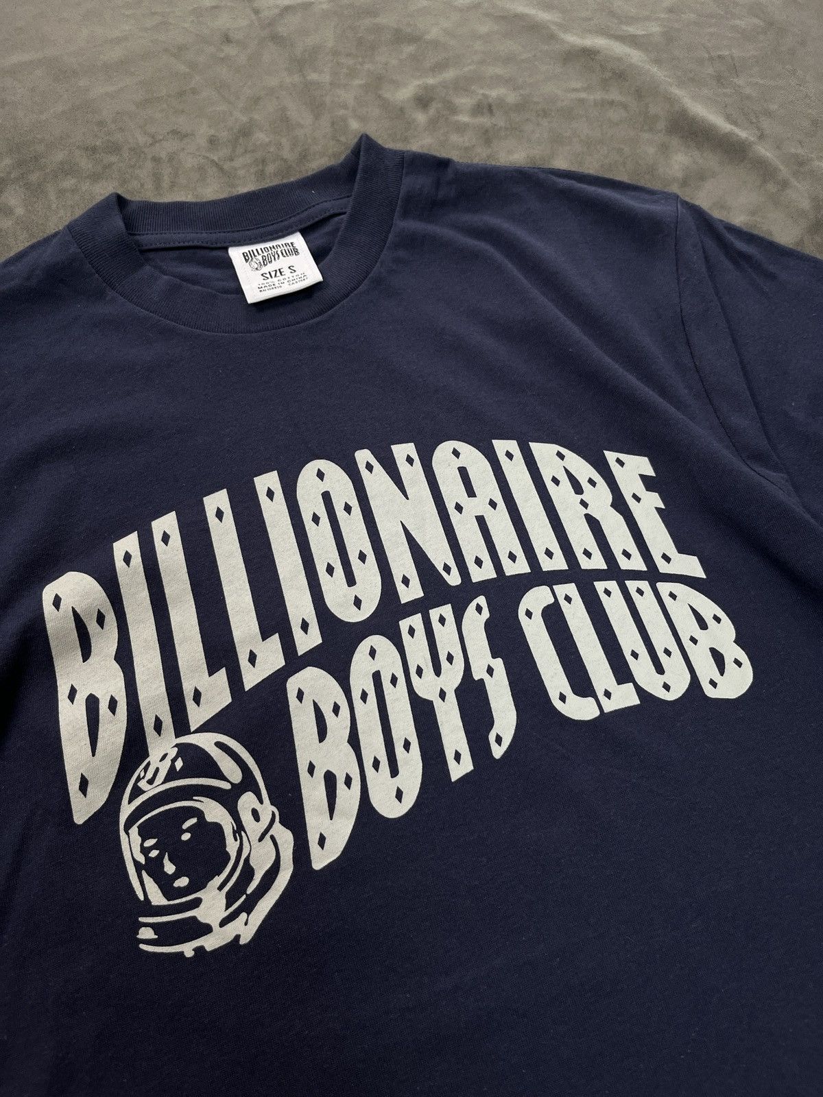 Rare Billionaire Boys Club BBC Classic Arch Logo Navy Tee - 4