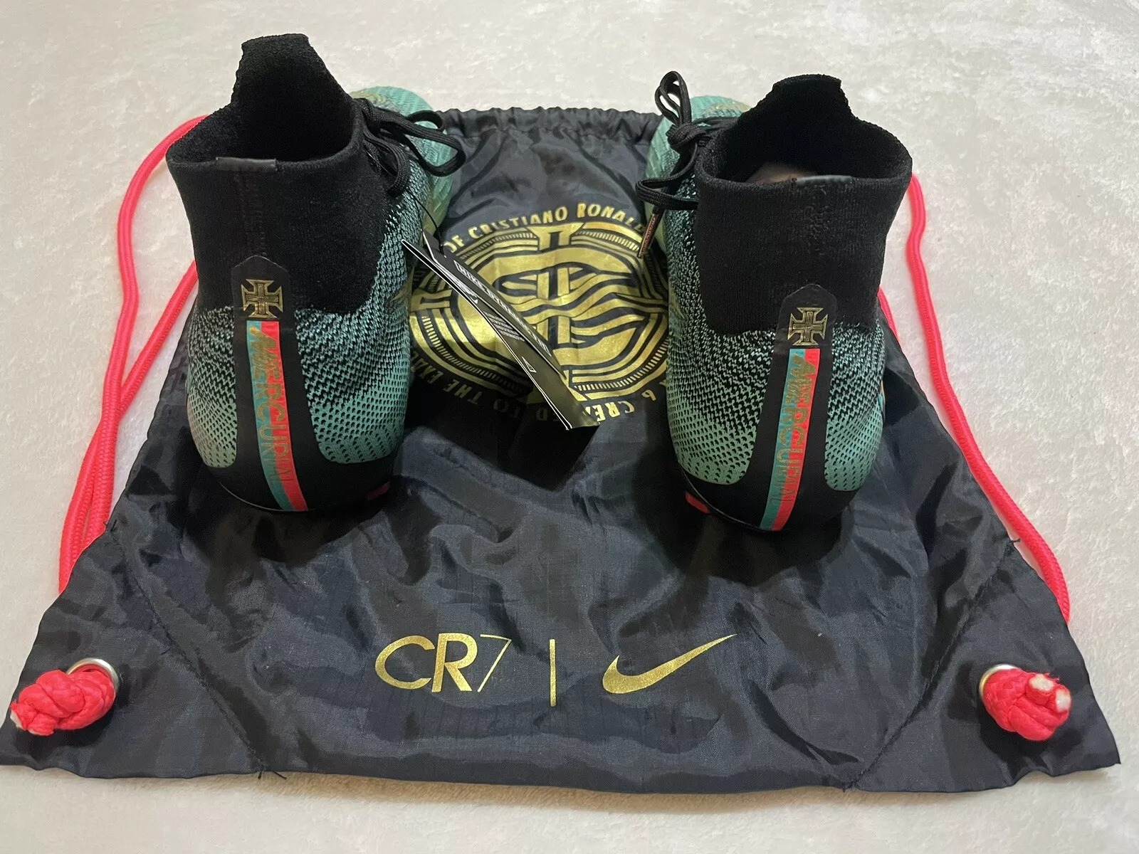 Nike Mercurial Superfly 6 Elite CR7 FG Black Clear Jade Authentic 100% - 2