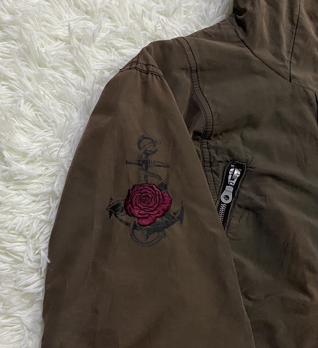 Von Dutch - Von Dutch Love Addict Faded Fullzip Fishtail Jacket - 5