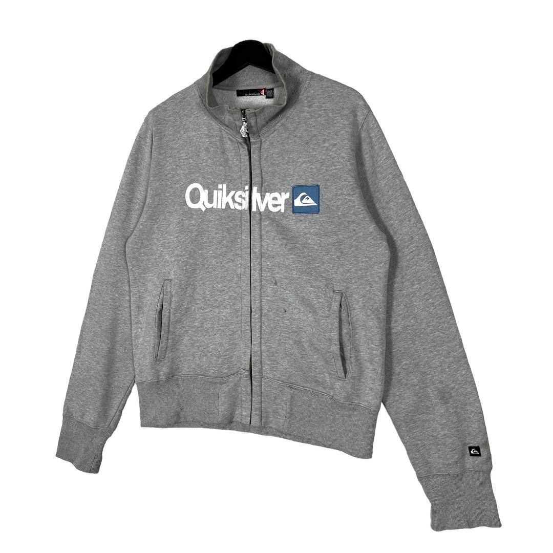 Vintage Quiksilver Streetwear Small Logo Zip Up Jacket SizeS - 4