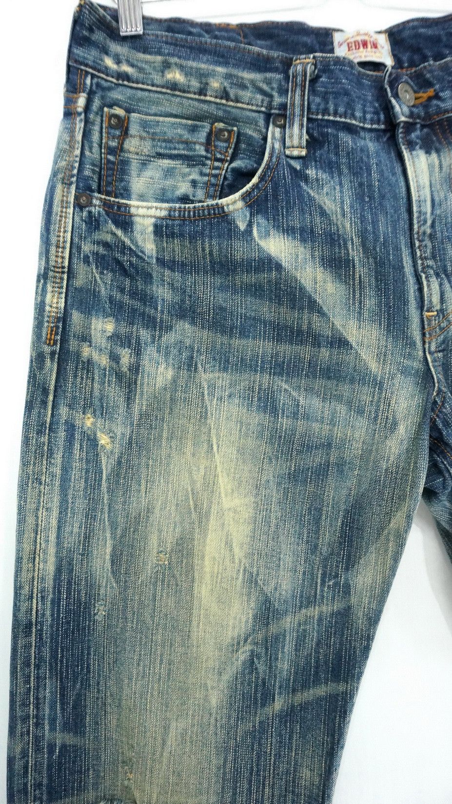 Steals! EDWIN Exclusive Vintage Distressed Jeans - 4