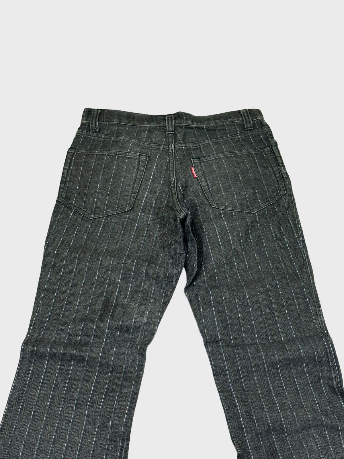 Avant Garde - FLARED TORNADO MART STRIPED BOOTCUT DENIM - 7