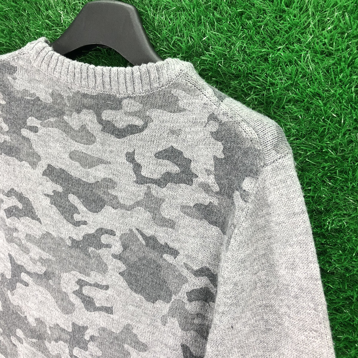 Japanese Brand - Abahouse Camo Knit Sweater - 5