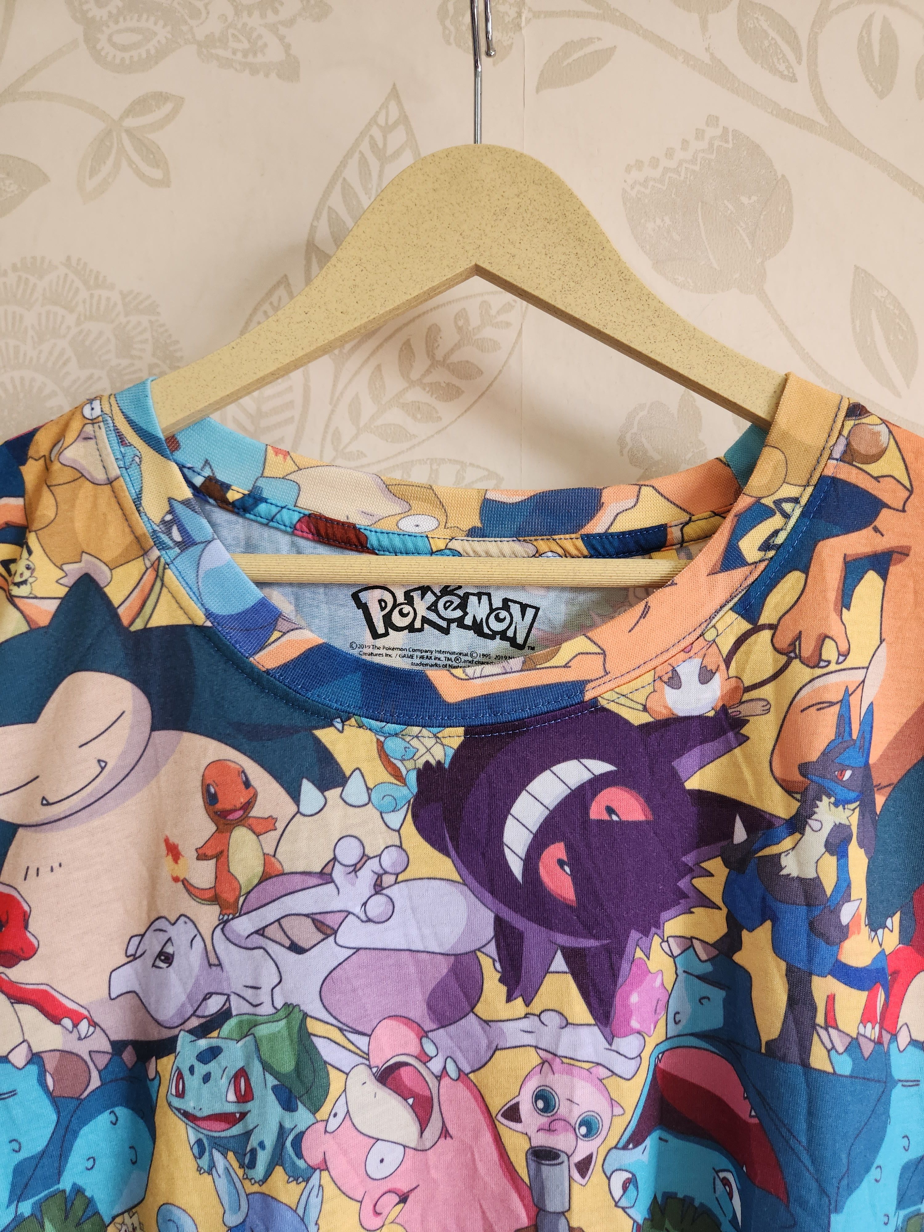 Nintendo Full Print Pokemon Characters TShirt - 10