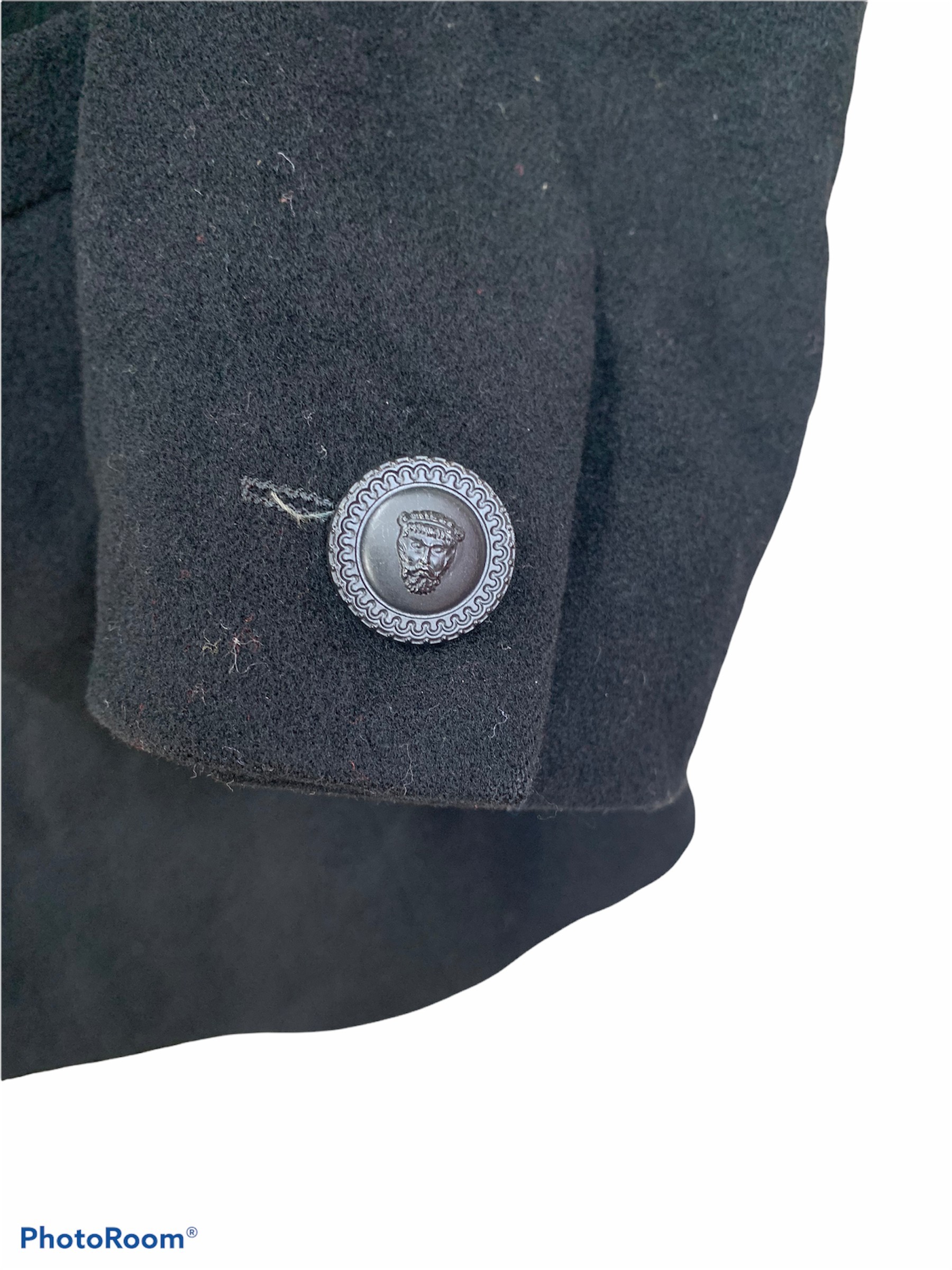 Vintage - Vintage Versace Istante Wool Cashmere Coat - 7