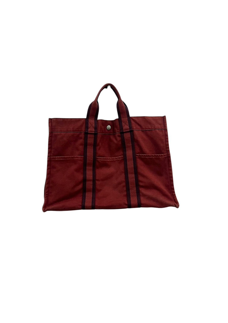 Hermes MM Tote Canvas Bag - 1