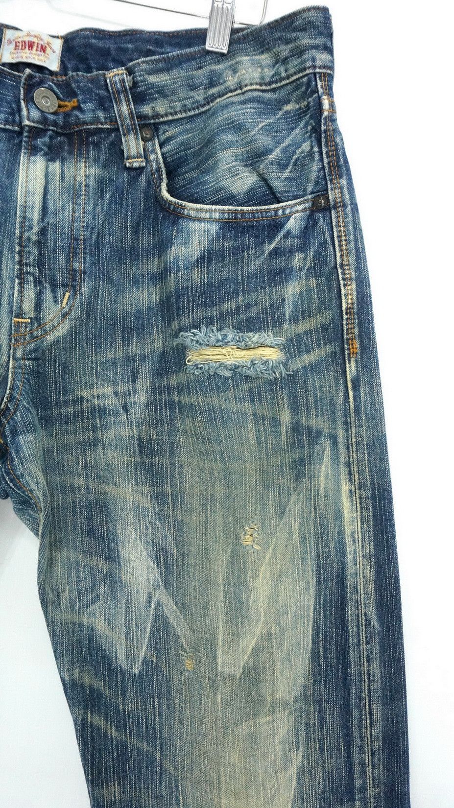 Steals! EDWIN Exclusive Vintage Distressed Jeans - 5