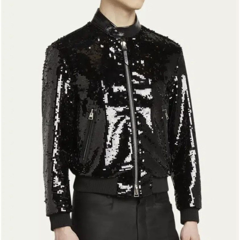 Tom Ford Sequin Embellished Jacket in Medium - 1