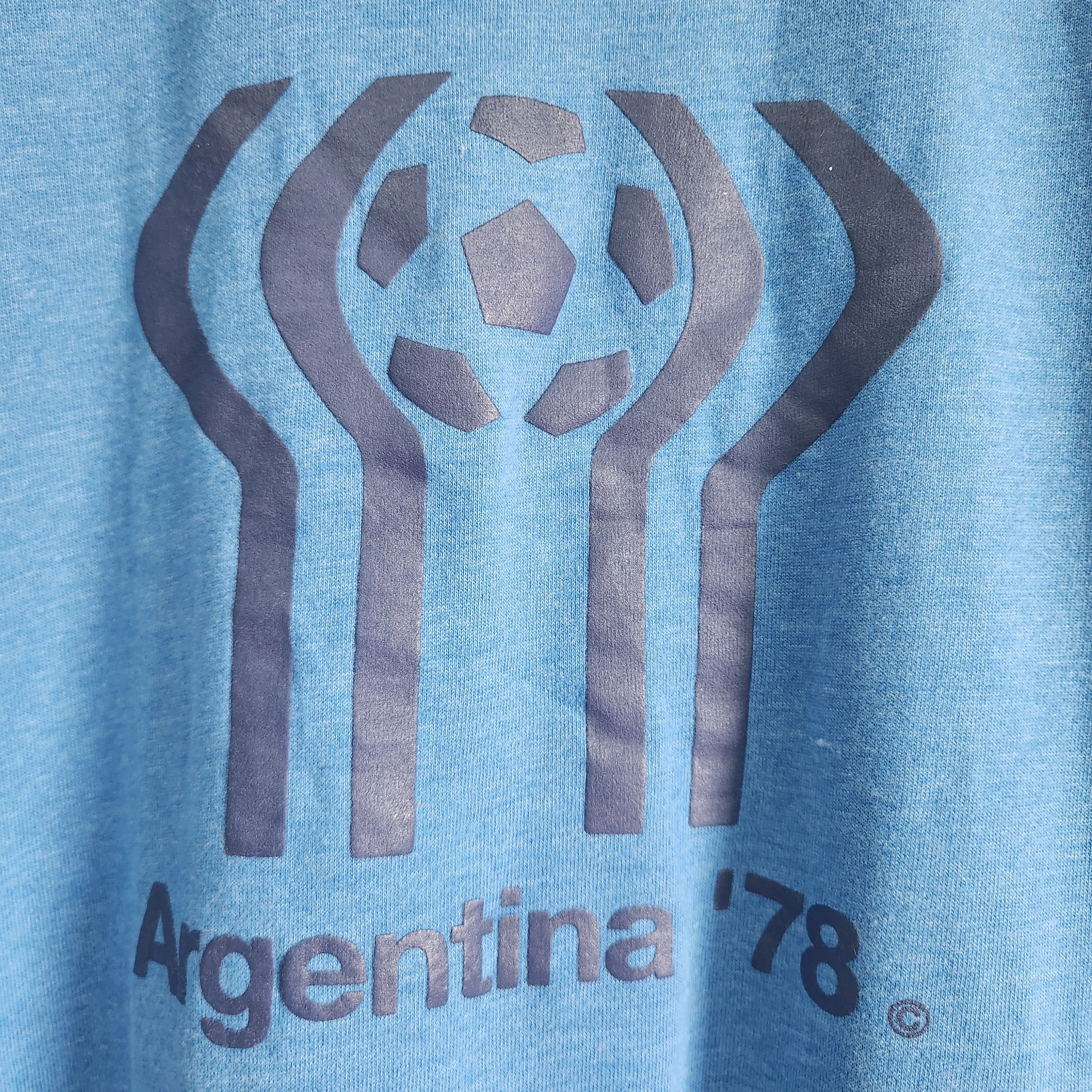 Vintage FIFA World Cup Memorable TShirt Argentina 78 - 4