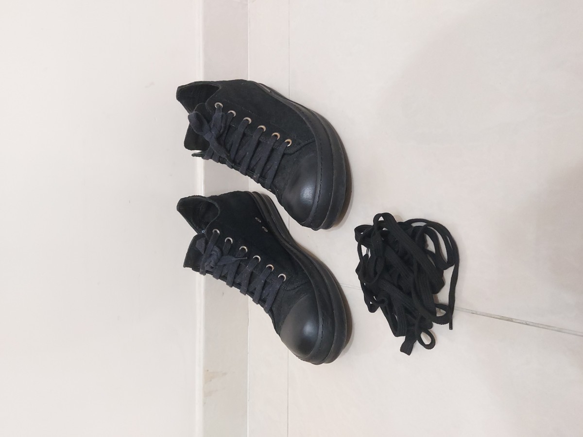 FW15 AW15 Blistered Leather Ramones Low - 1