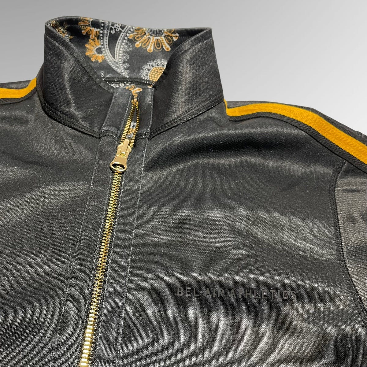 Streetwear - Bel-Air Athletics Black Reversible Track Jacket - 2