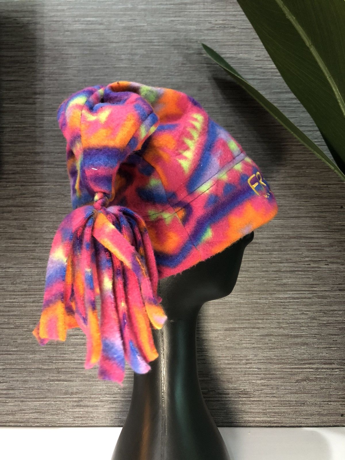 Freak Rainbow Two Horn BeAnie Hat Cap - 5