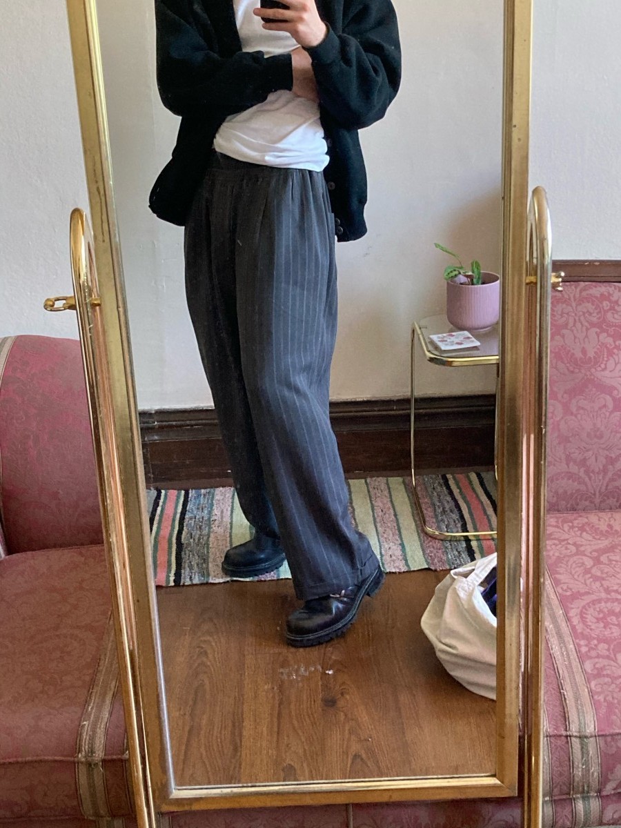 CDGH 1995 Rayon striped pants - 9