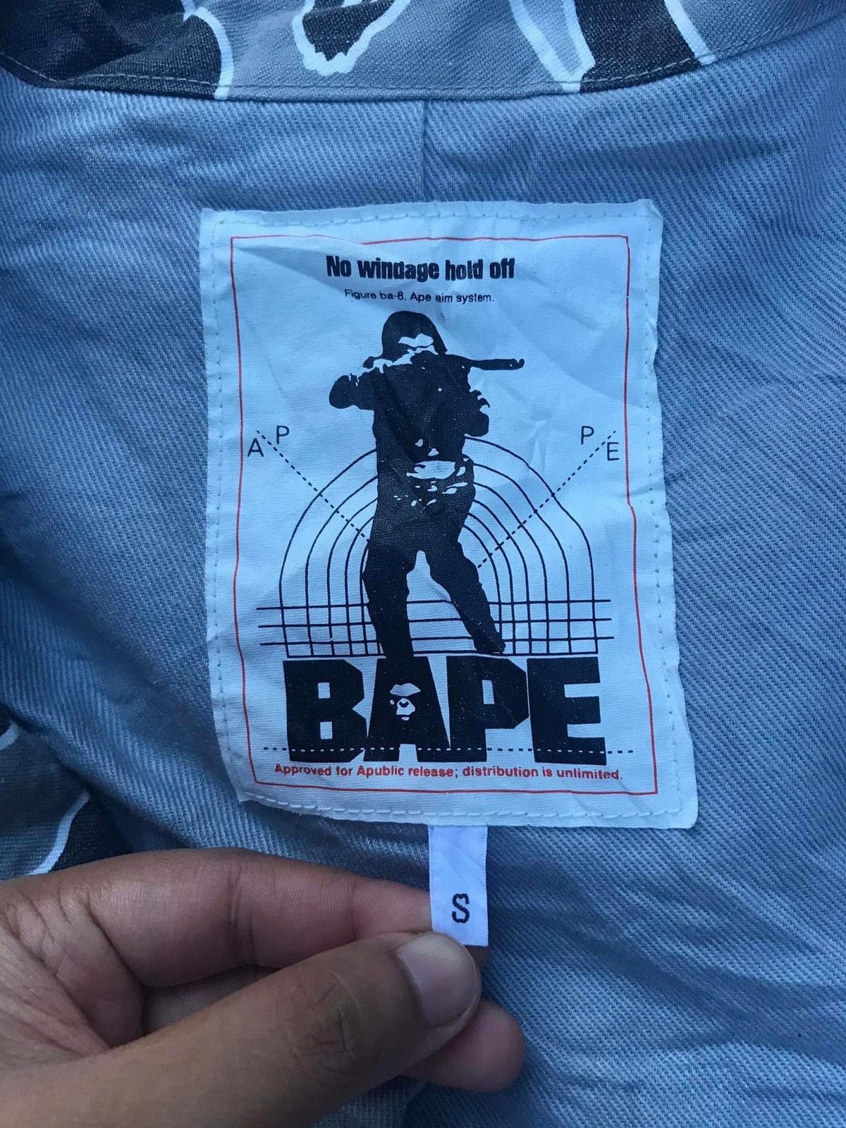 🔥VTG OG BAPE M-65 RAMBO GREY CAMO UTILITY JACKETS - 14