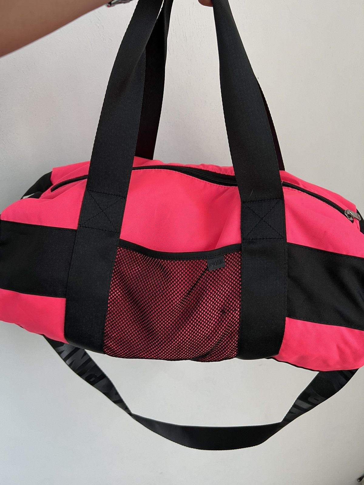 Pink Duffle Bag Medium Size - 6