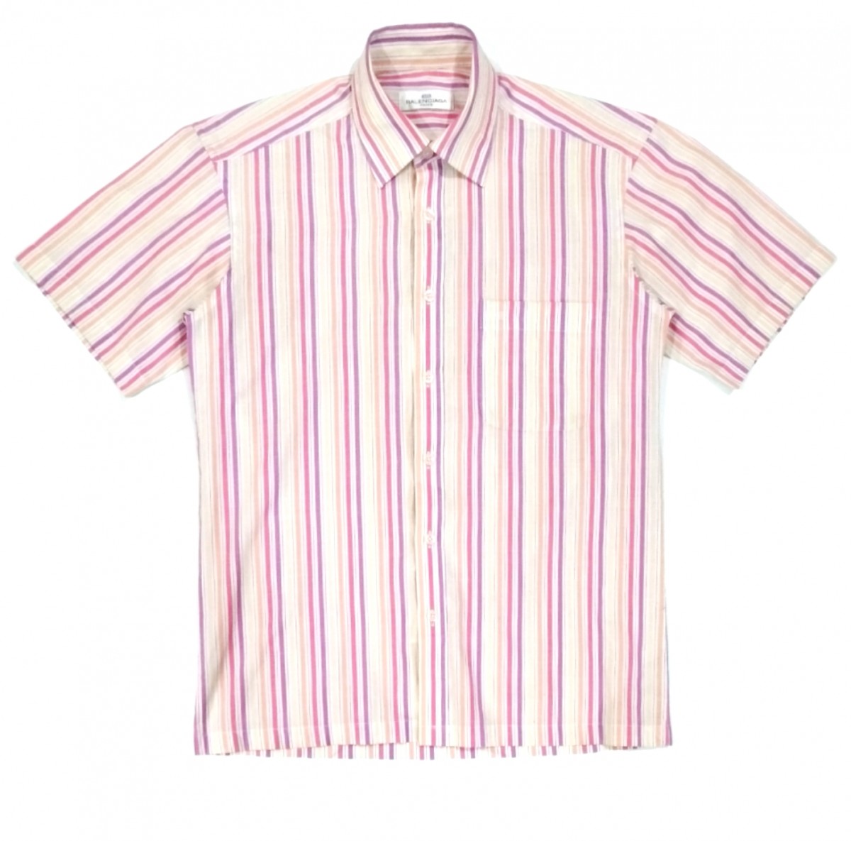 RARE! VTG BALENCIAGA VIBRANT MULTICOLORED CANDY STRIPED - 1