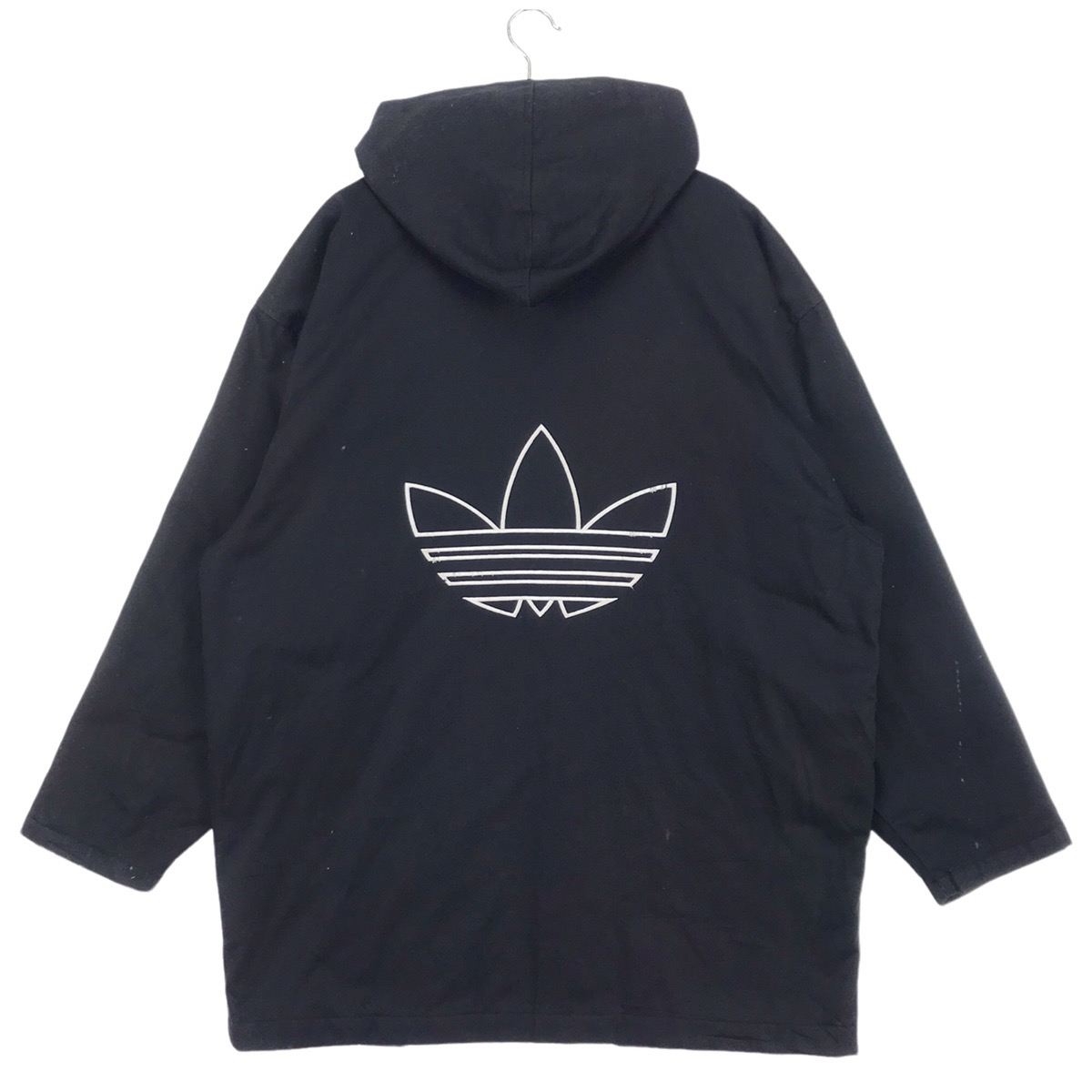 90’s Adidas Hoodie Embroidered Logo Parka Jacket - 1