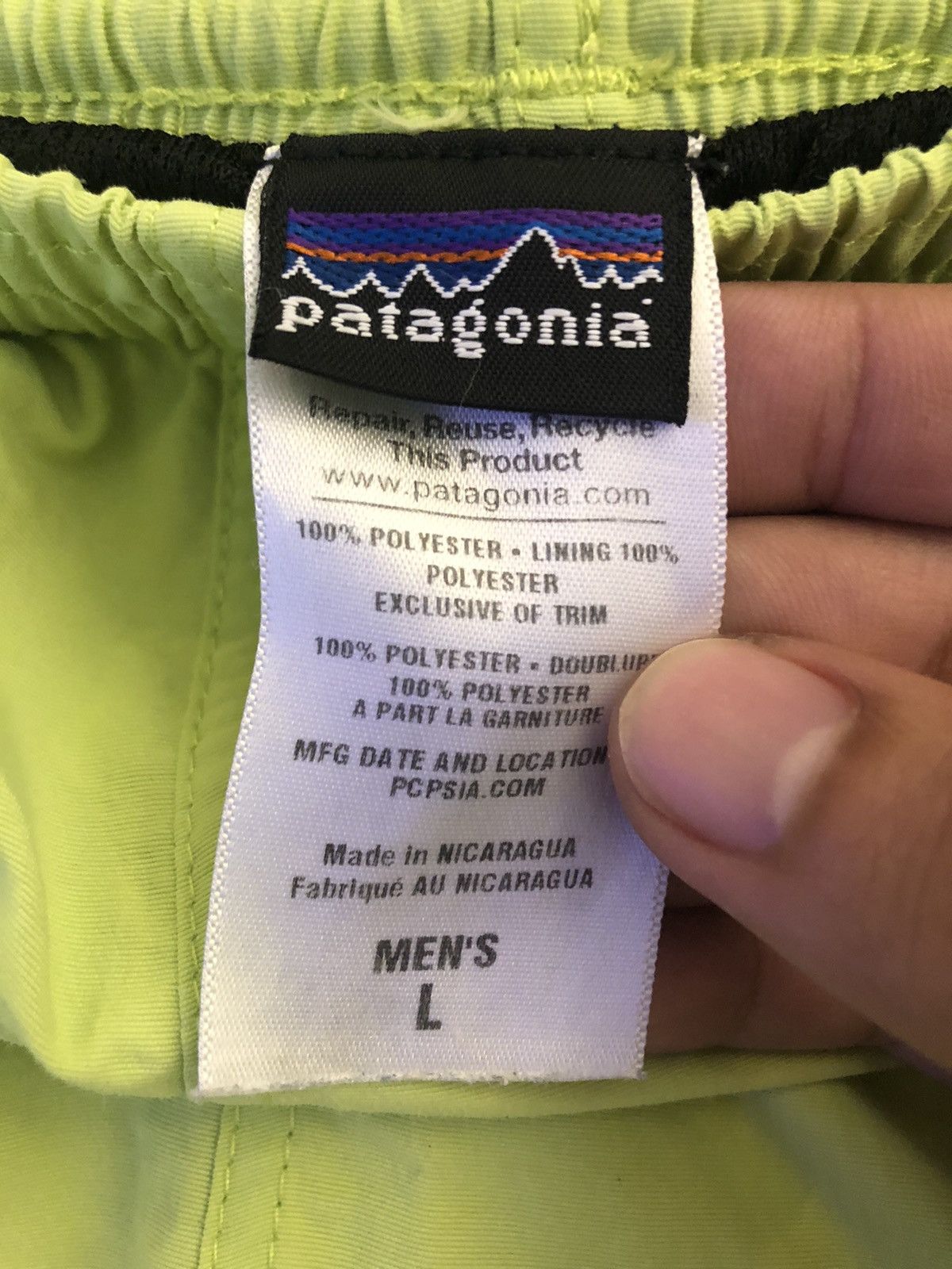 Authentic Patagonia Shot Pant Colour Striking Green - 7