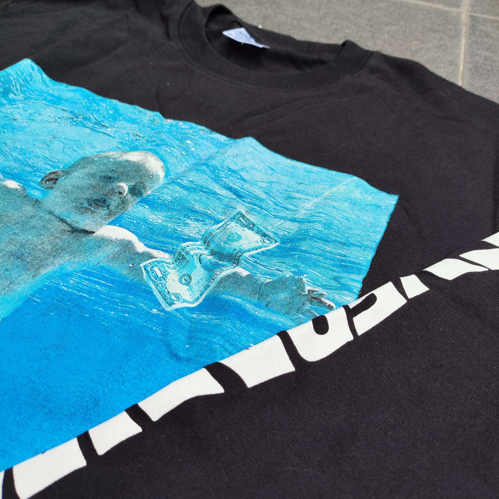 nirvana 90s nevermind sub pop european vtg - 3