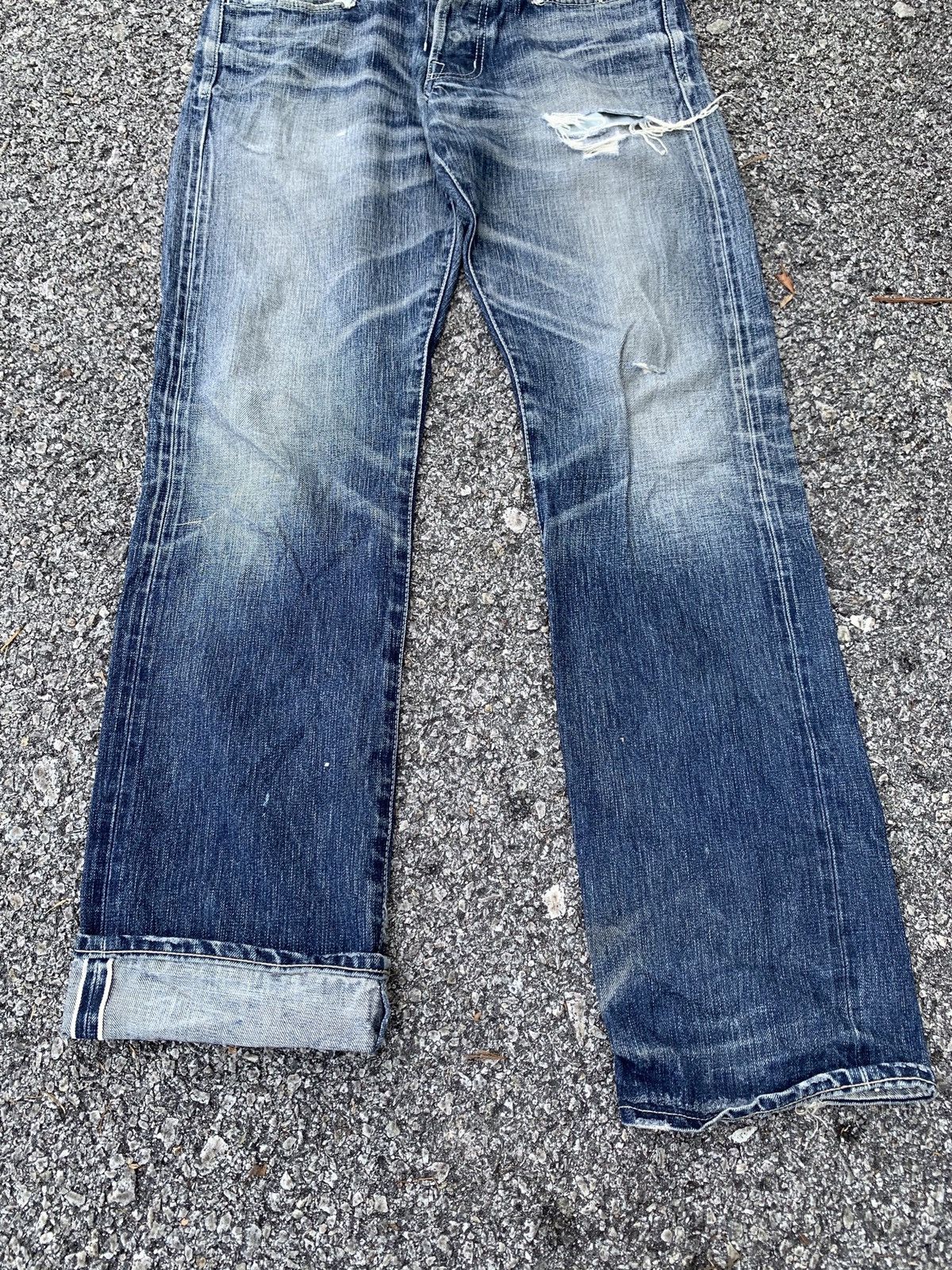 Vanquish Selvage Denime Distressed designations - 3