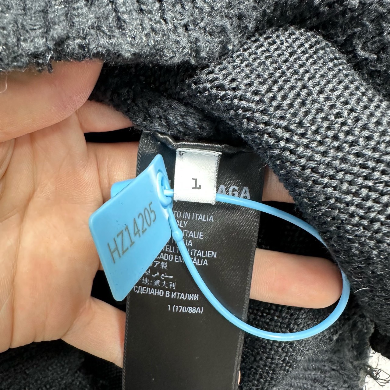 BALENCIAGA Destroyed turtleneck knitted sweater - 4