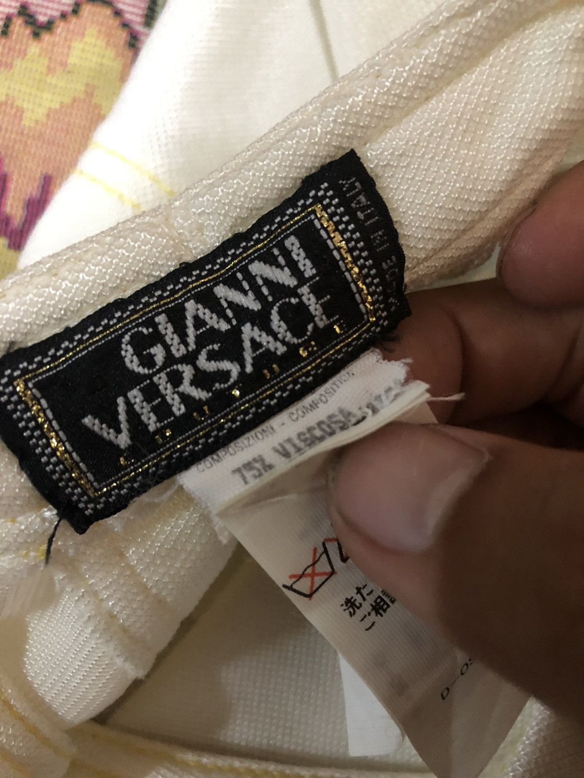Vintage - Gianni Versace Long Stretch Made Italy - 9